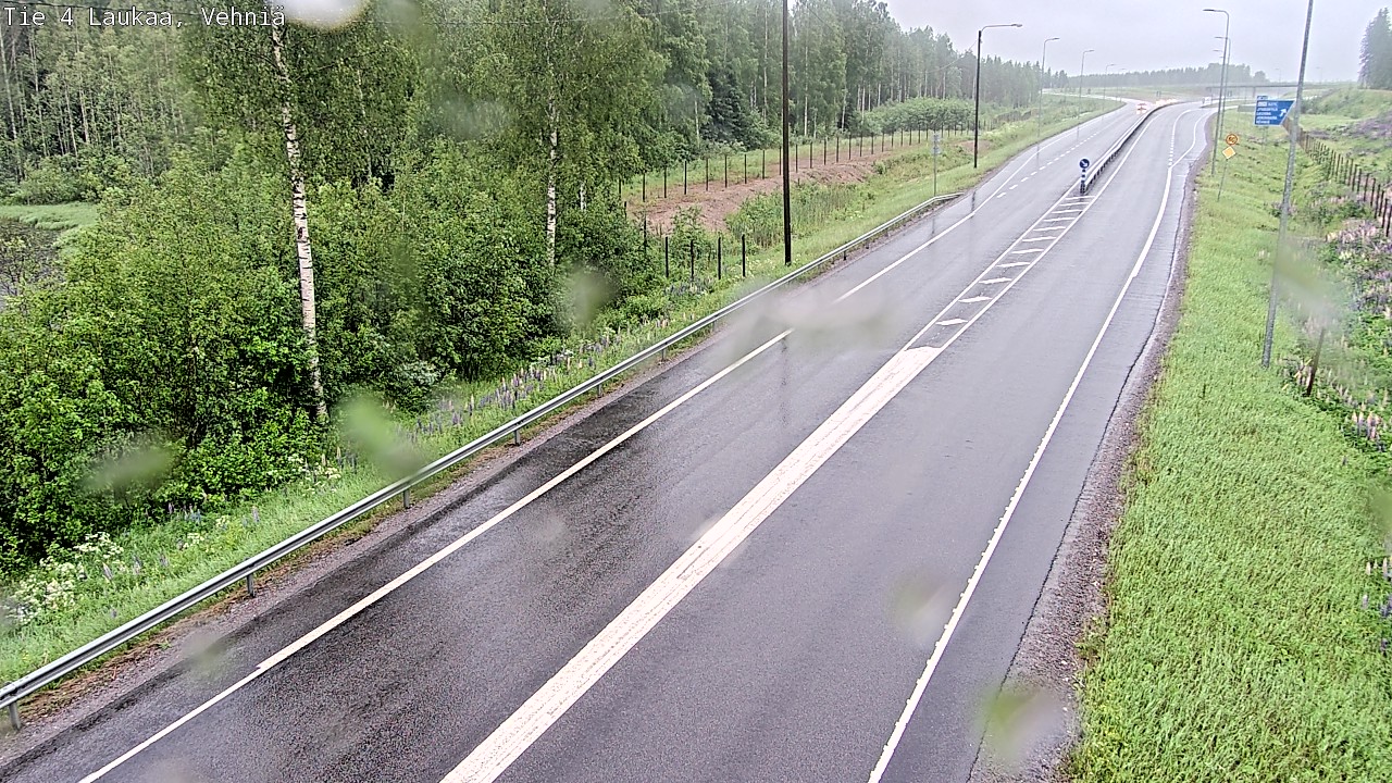 Kelikamerat Kuva Tie 4  Laukaa, Vehniä, Laukaa, Keski-Suomi