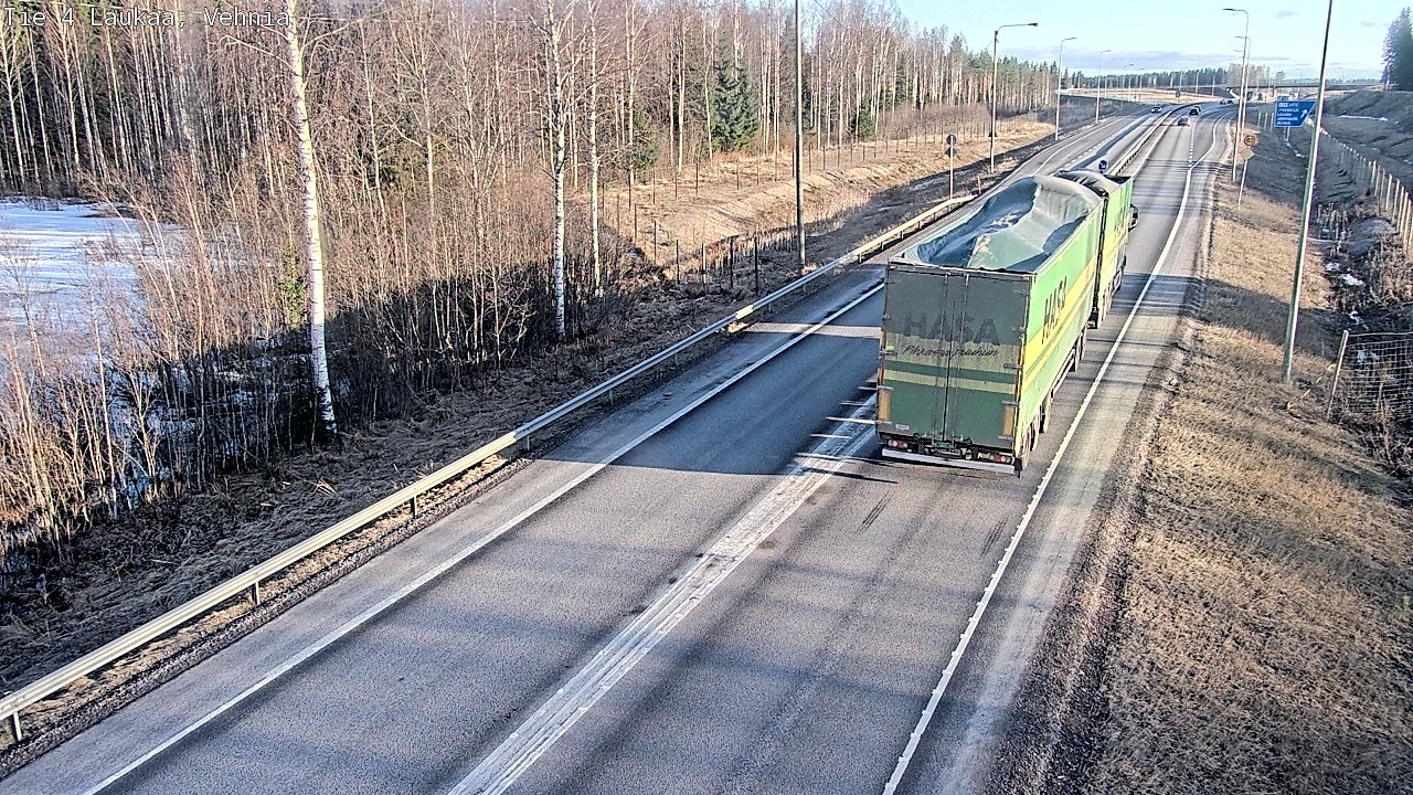 Weather Camera Image Väg 4  Laukaa, Vehniä, Laukaa, Keski-Suomi