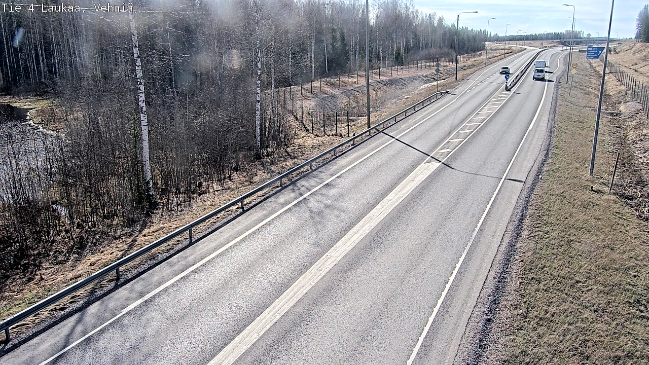 Weather Camera Image Väg 4  Laukaa, Vehniä, Laukaa, Keski-Suomi