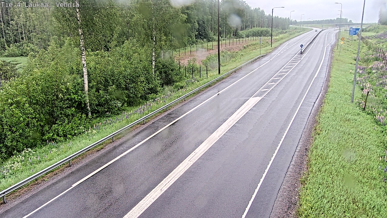 Weather Camera Image Väg 4  Laukaa, Vehniä, Laukaa, Keski-Suomi
