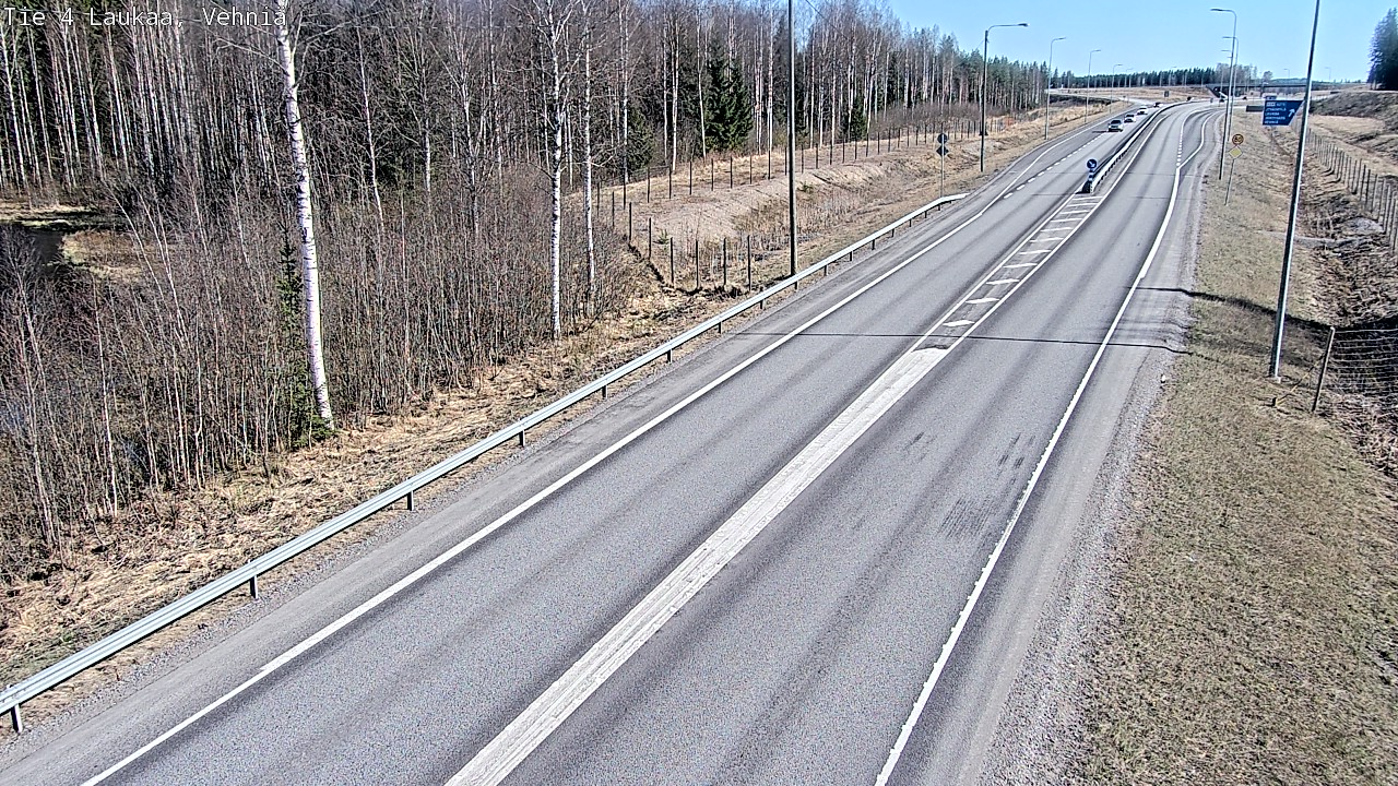 Weather Camera Image Väg 4  Laukaa, Vehniä, Laukaa, Keski-Suomi