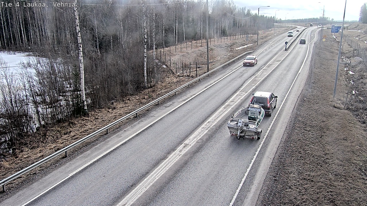Weather Camera Image Väg 4  Laukaa, Vehniä, Laukaa, Keski-Suomi