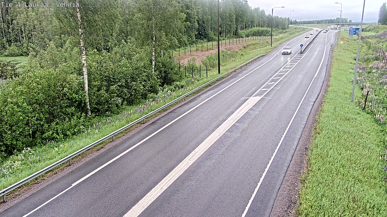 Weather Camera Image Väg 4  Laukaa, Vehniä, Laukaa, Keski-Suomi