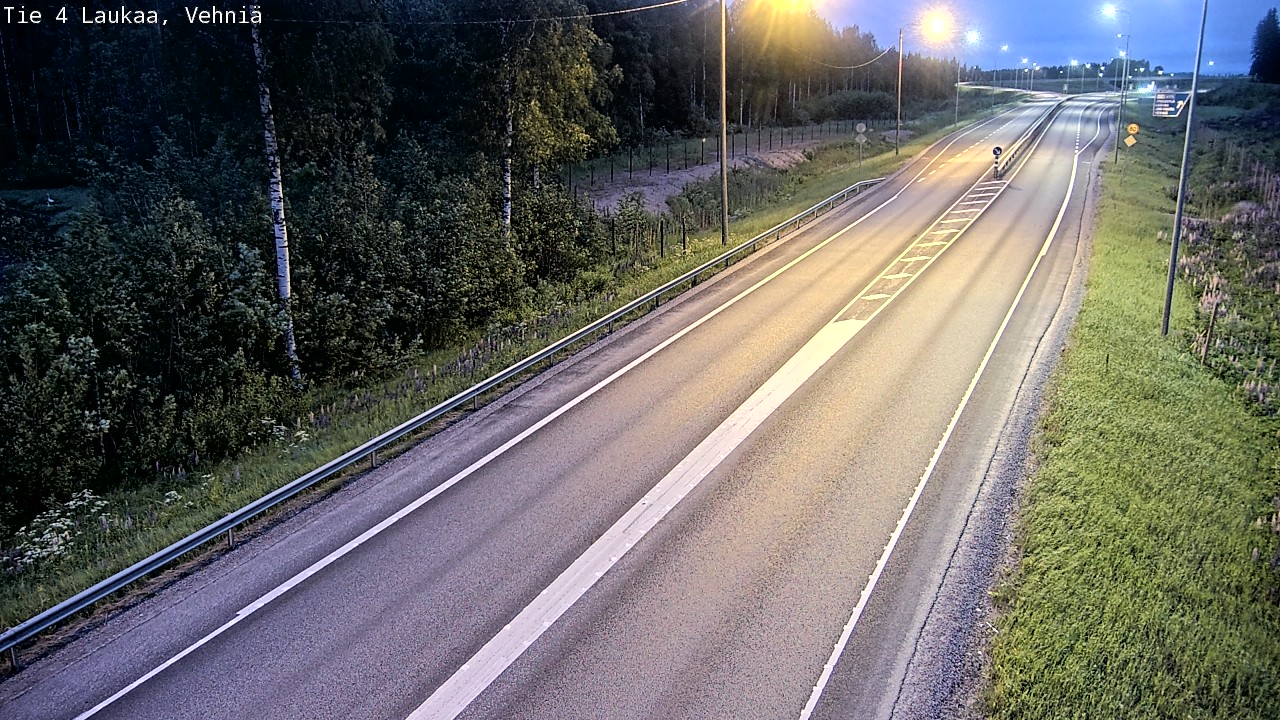 Kelikamerat Kuva Tie 4  Laukaa, Vehniä, Laukaa, Keski-Suomi