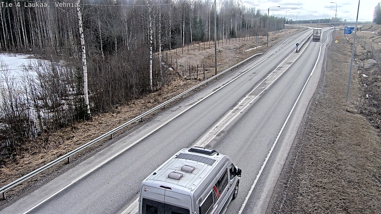 Weather Camera Image Väg 4  Laukaa, Vehniä, Laukaa, Keski-Suomi