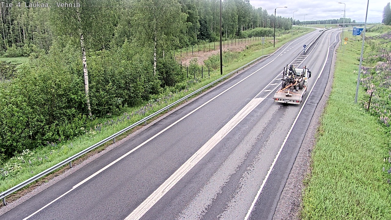 Weather Camera Image Väg 4  Laukaa, Vehniä, Laukaa, Keski-Suomi
