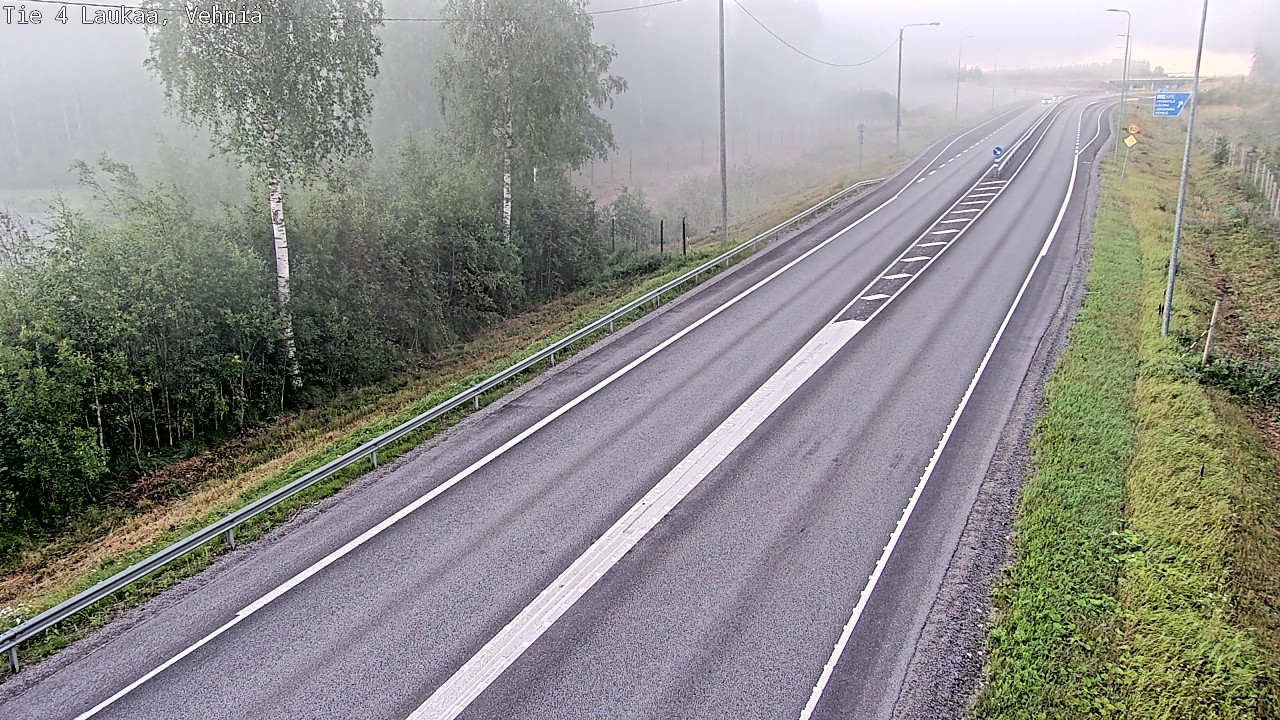 Weather Camera Image Road 4  Laukaa, Vehniä, Laukaa, Keski-Suomi