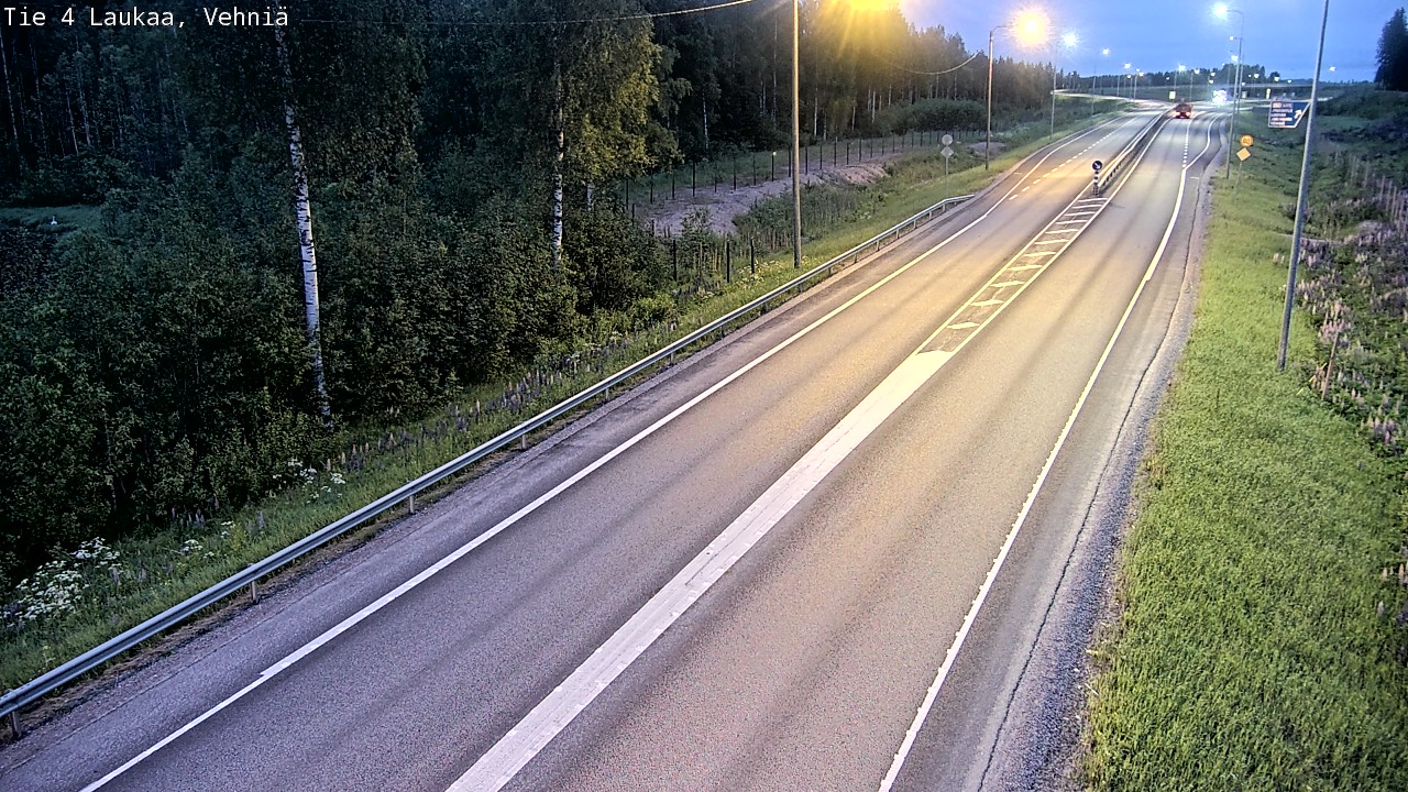 Kelikamerat Kuva Tie 4  Laukaa, Vehniä, Laukaa, Keski-Suomi