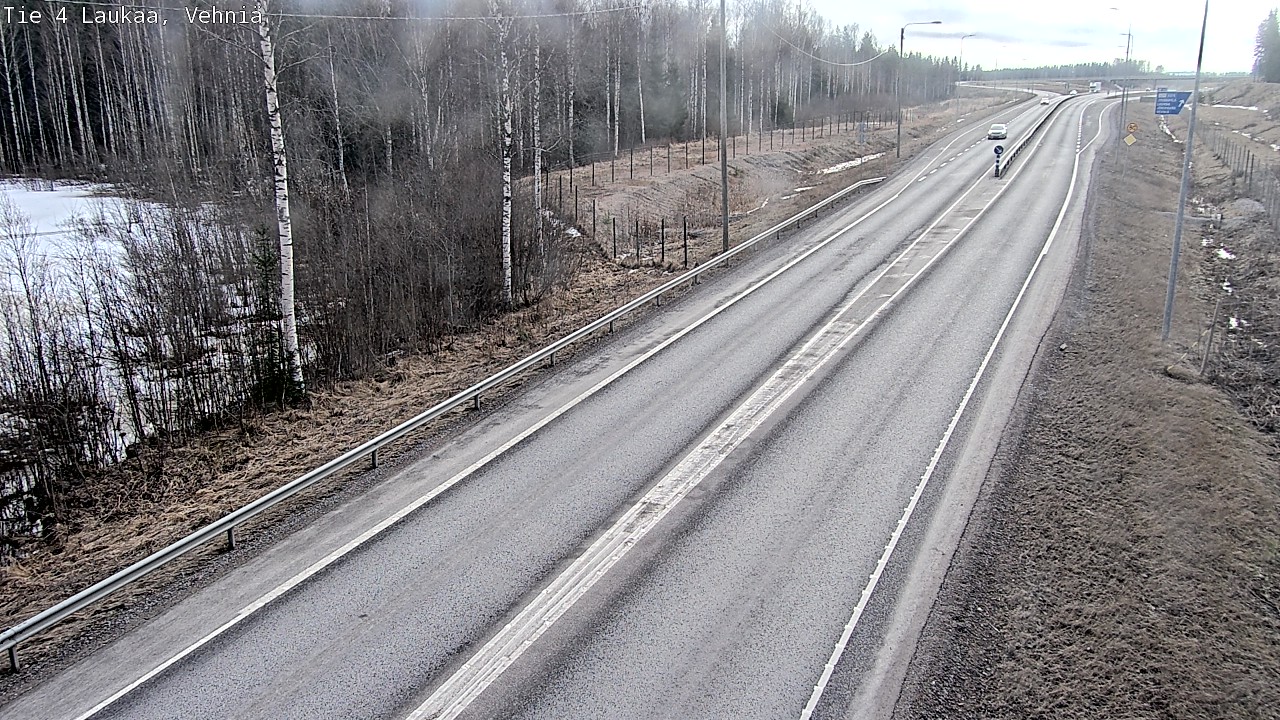 Weather Camera Image Väg 4  Laukaa, Vehniä, Laukaa, Keski-Suomi
