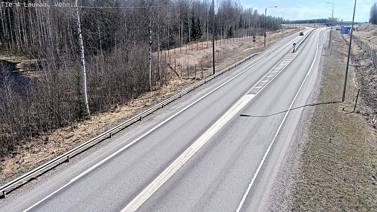 Weather Camera Image Väg 4  Laukaa, Vehniä, Laukaa, Keski-Suomi