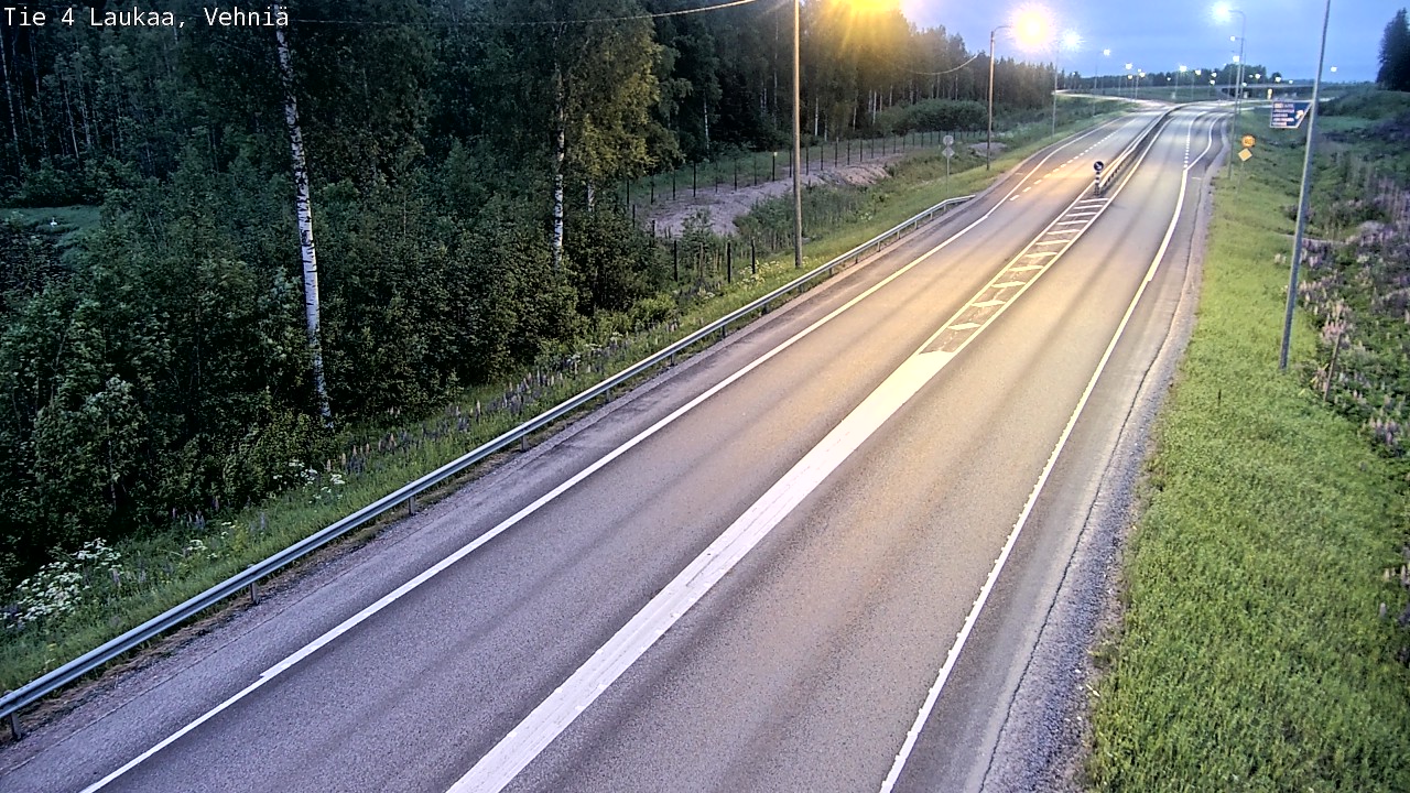 Kelikamerat Kuva Tie 4  Laukaa, Vehniä, Laukaa, Keski-Suomi