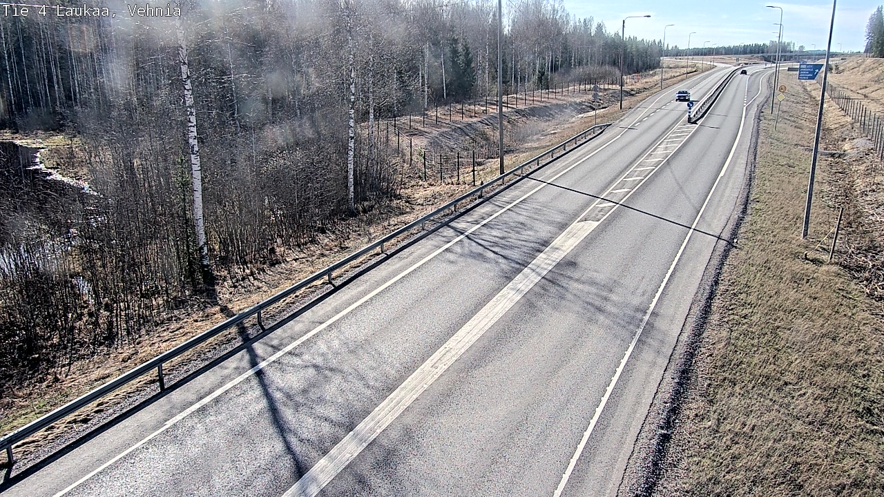 Weather Camera Image Väg 4  Laukaa, Vehniä, Laukaa, Keski-Suomi