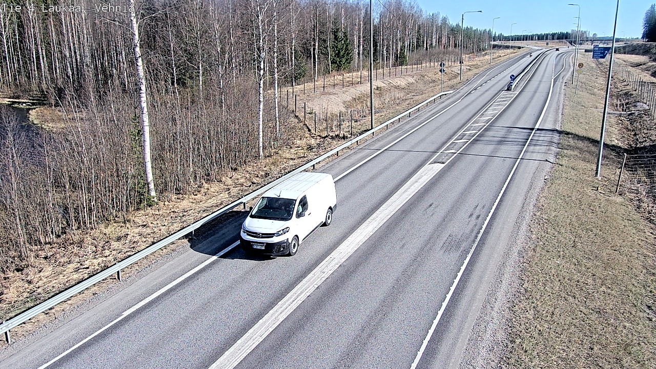 Weather Camera Image Väg 4  Laukaa, Vehniä, Laukaa, Keski-Suomi