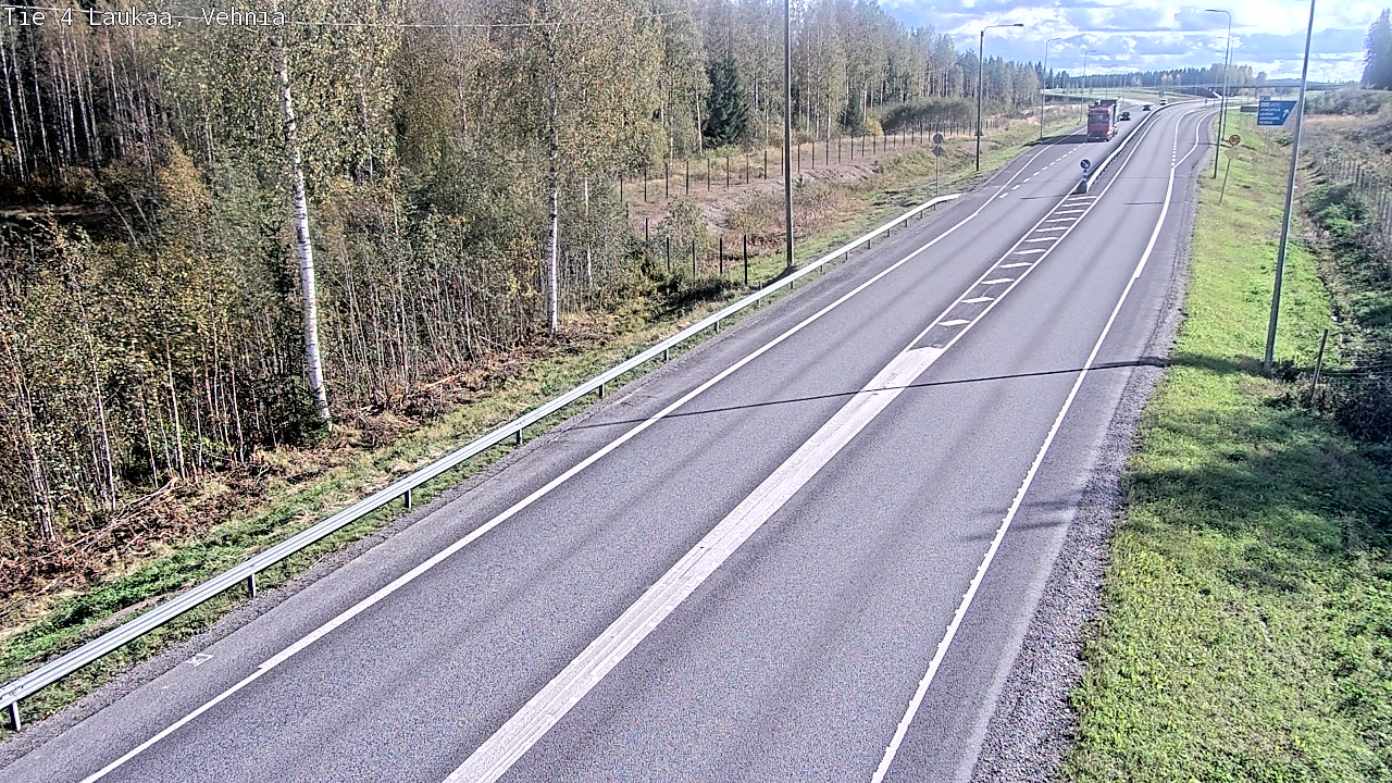 Kelikamerat Kuva Tie 4  Laukaa, Vehniä, Laukaa, Keski-Suomi
