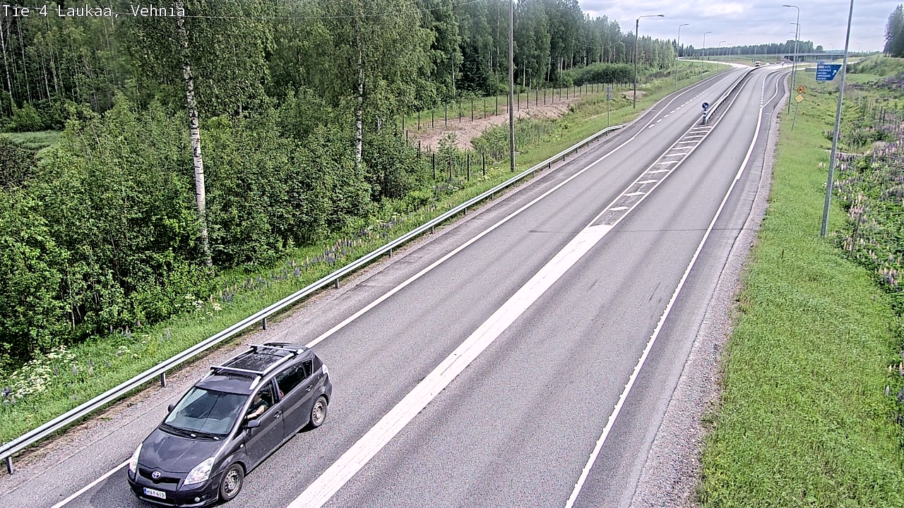 Kelikamerat Kuva Tie 4  Laukaa, Vehniä, Laukaa, Keski-Suomi