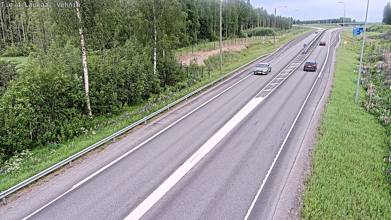 Kelikamerat Kuva Tie 4  Laukaa, Vehniä, Laukaa, Keski-Suomi