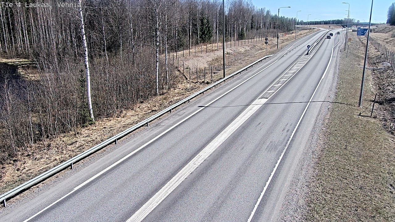 Weather Camera Image Väg 4  Laukaa, Vehniä, Laukaa, Keski-Suomi