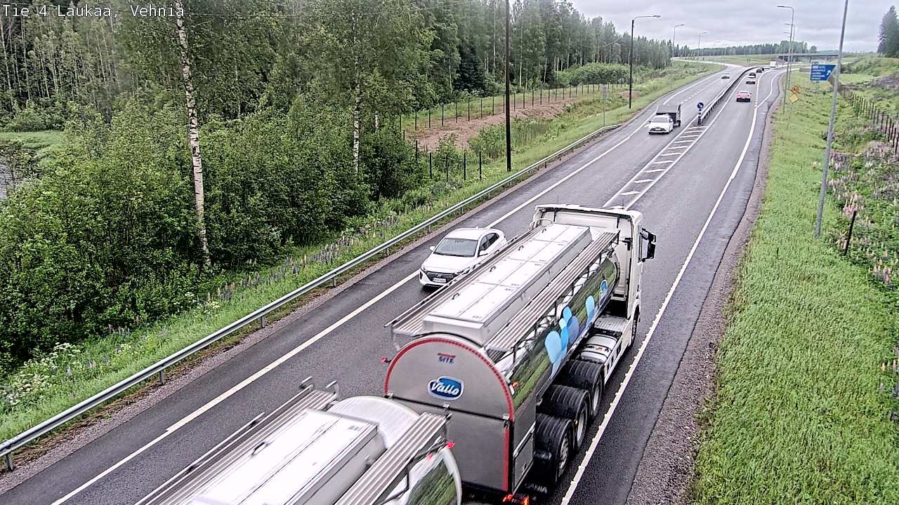 Weather Camera Image Väg 4  Laukaa, Vehniä, Laukaa, Keski-Suomi