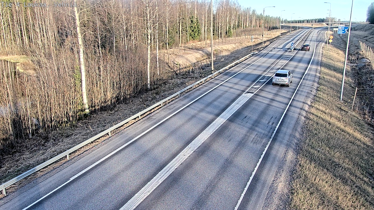 Weather Camera Image Väg 4  Laukaa, Vehniä, Laukaa, Keski-Suomi