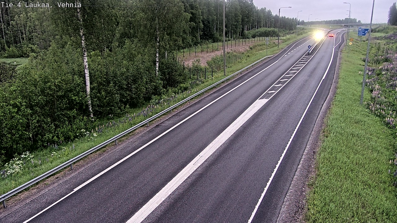 Kelikamerat Kuva Tie 4  Laukaa, Vehniä, Laukaa, Keski-Suomi