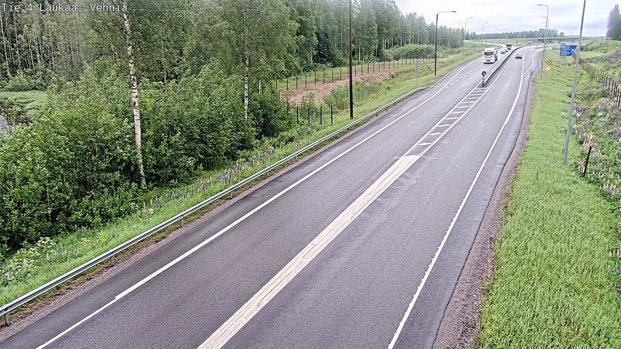 Weather Camera Image Väg 4  Laukaa, Vehniä, Laukaa, Keski-Suomi