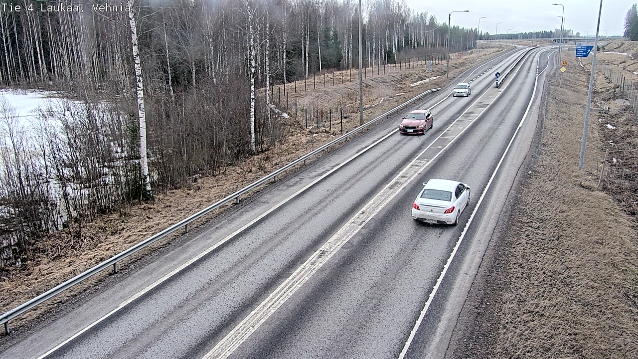 Weather Camera Image Väg 4  Laukaa, Vehniä, Laukaa, Keski-Suomi