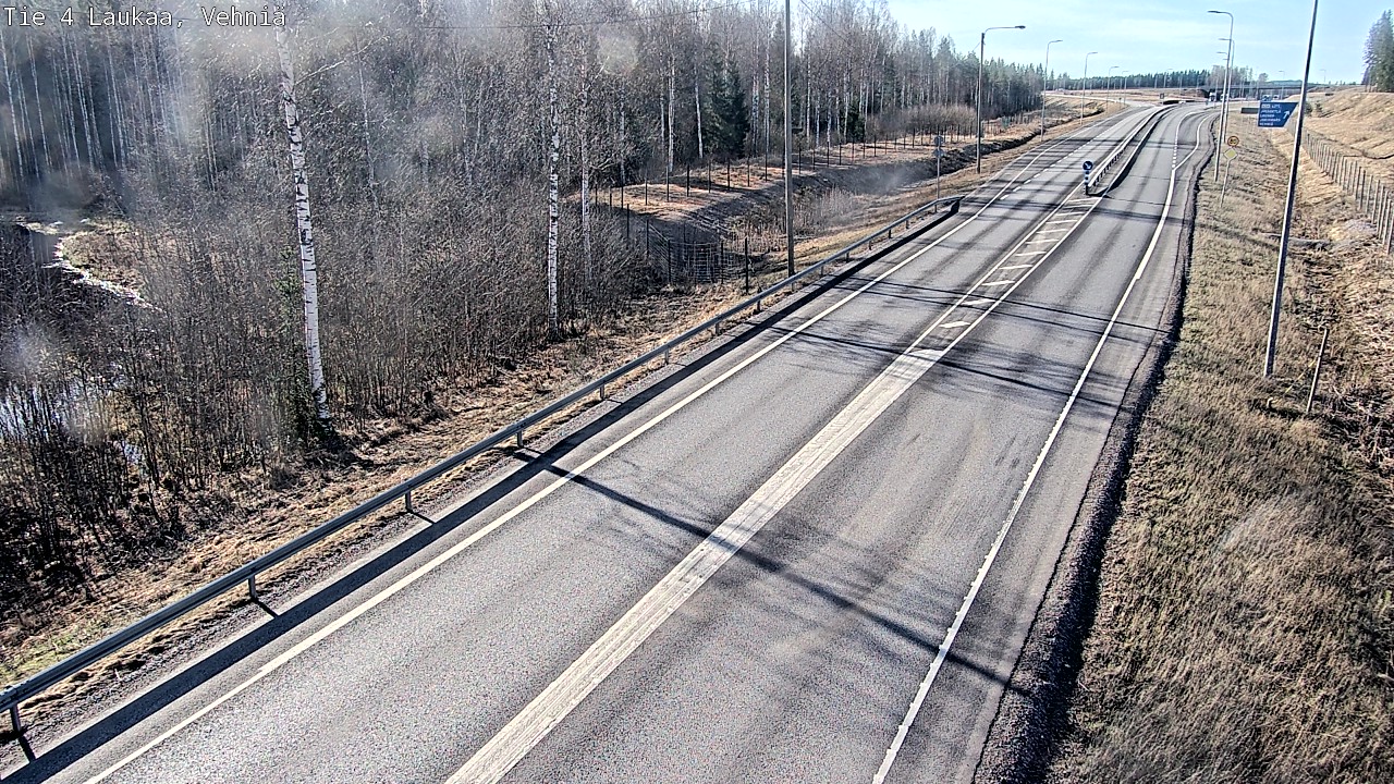 Weather Camera Image Väg 4  Laukaa, Vehniä, Laukaa, Keski-Suomi