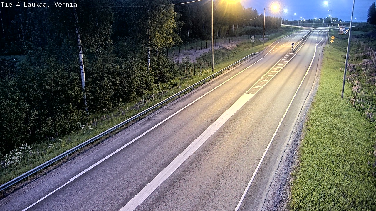 Kelikamerat Kuva Tie 4  Laukaa, Vehniä, Laukaa, Keski-Suomi