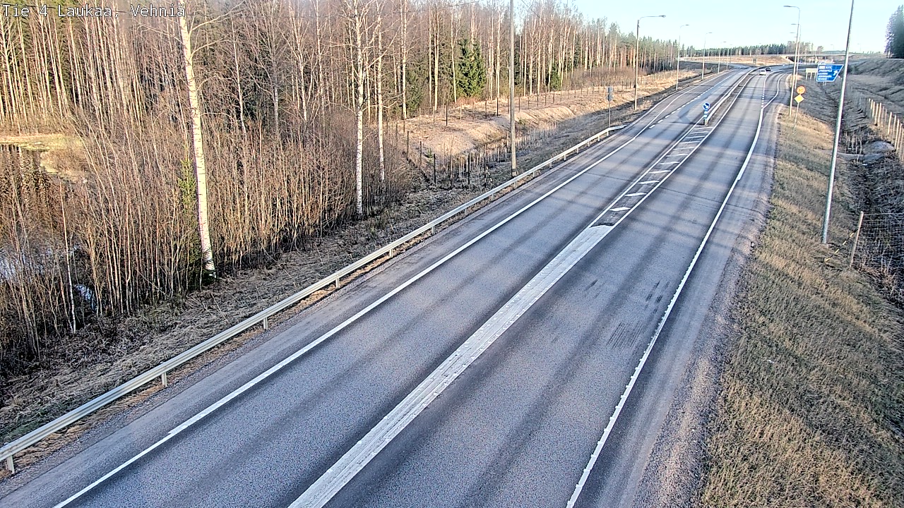 Weather Camera Image Väg 4  Laukaa, Vehniä, Laukaa, Keski-Suomi