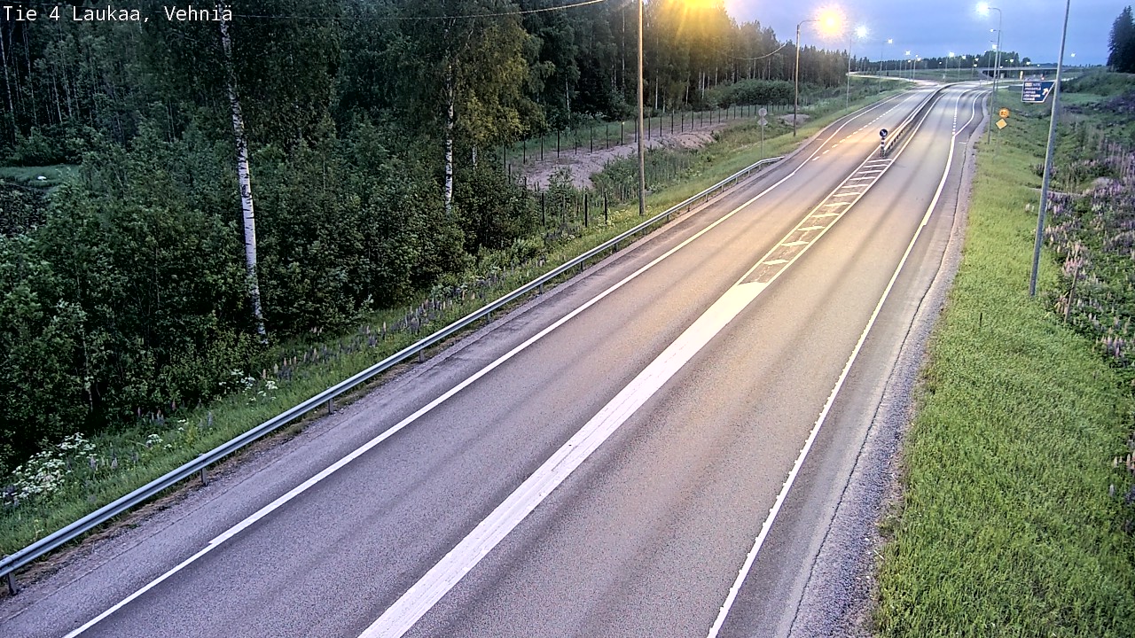 Kelikamerat Kuva Tie 4  Laukaa, Vehniä, Laukaa, Keski-Suomi