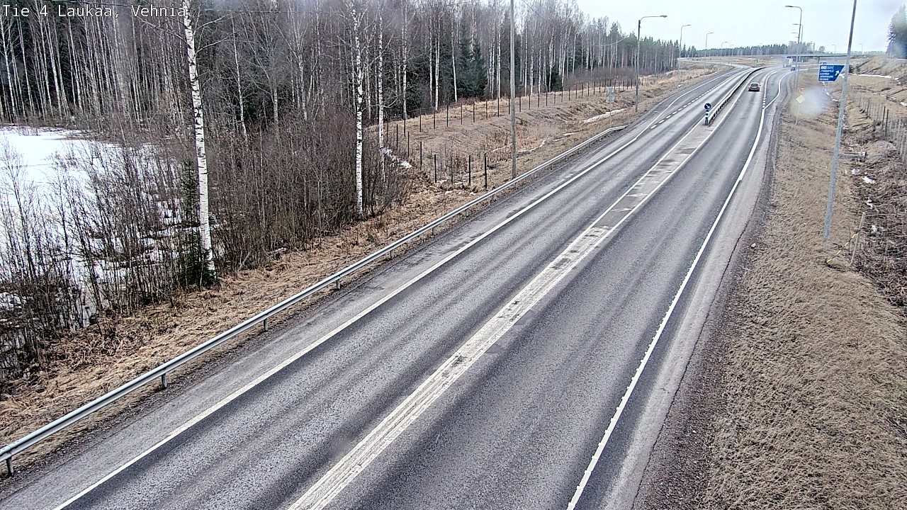 Weather Camera Image Väg 4  Laukaa, Vehniä, Laukaa, Keski-Suomi