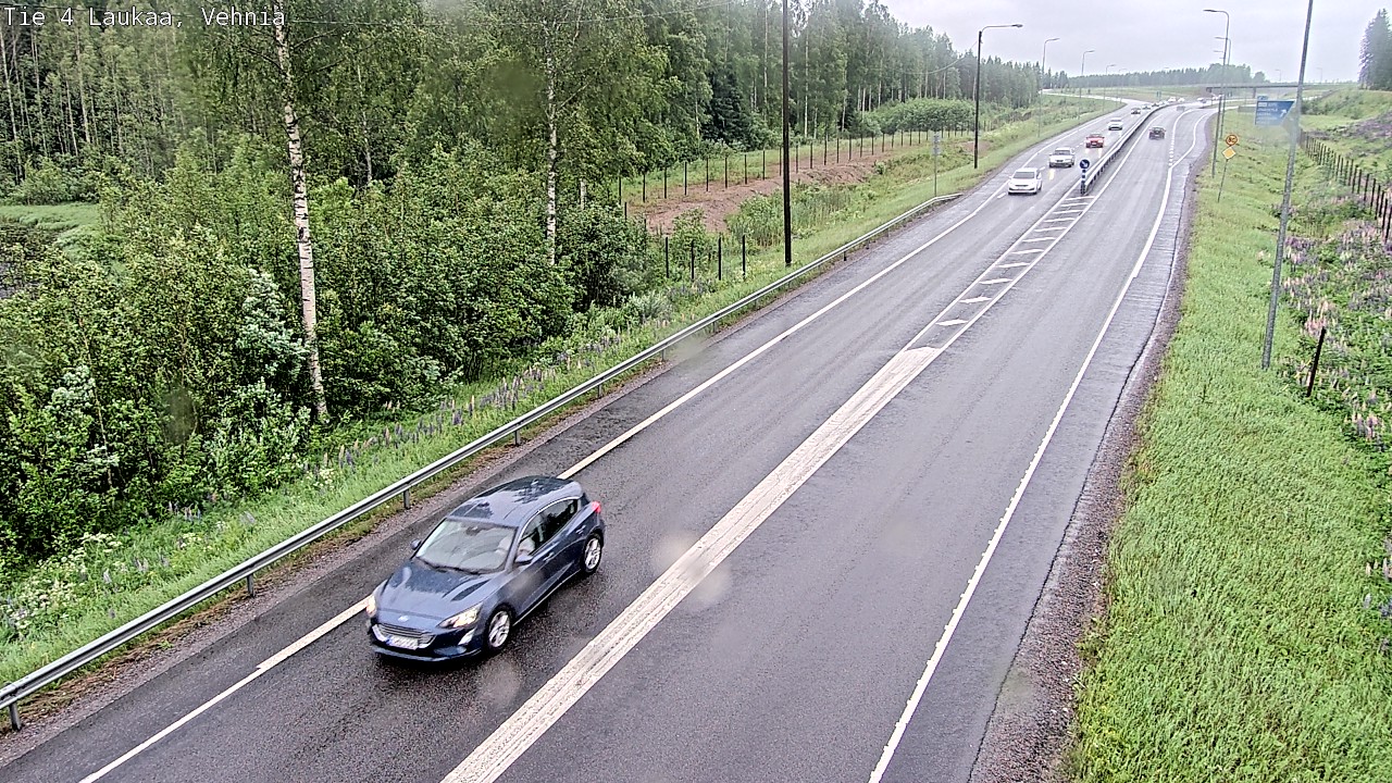 Weather Camera Image Väg 4  Laukaa, Vehniä, Laukaa, Keski-Suomi