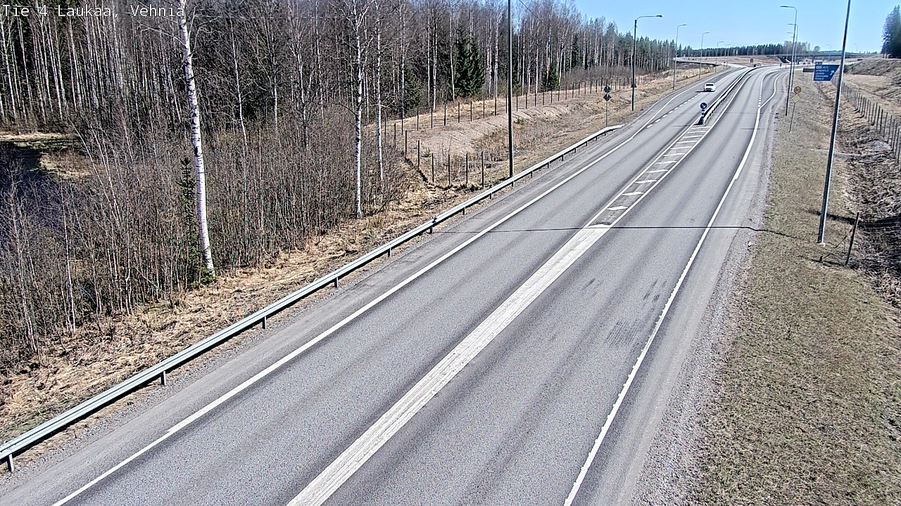 Weather Camera Image Väg 4  Laukaa, Vehniä, Laukaa, Keski-Suomi