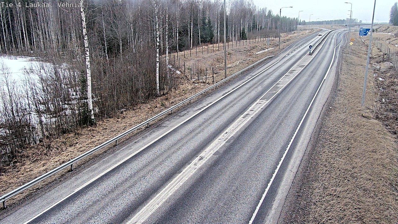 Weather Camera Image Väg 4  Laukaa, Vehniä, Laukaa, Keski-Suomi
