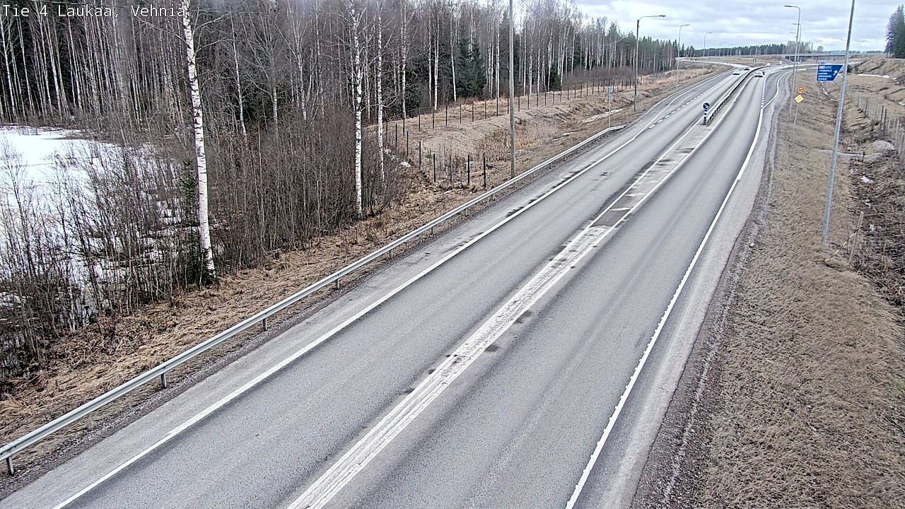 Weather Camera Image Väg 4  Laukaa, Vehniä, Laukaa, Keski-Suomi