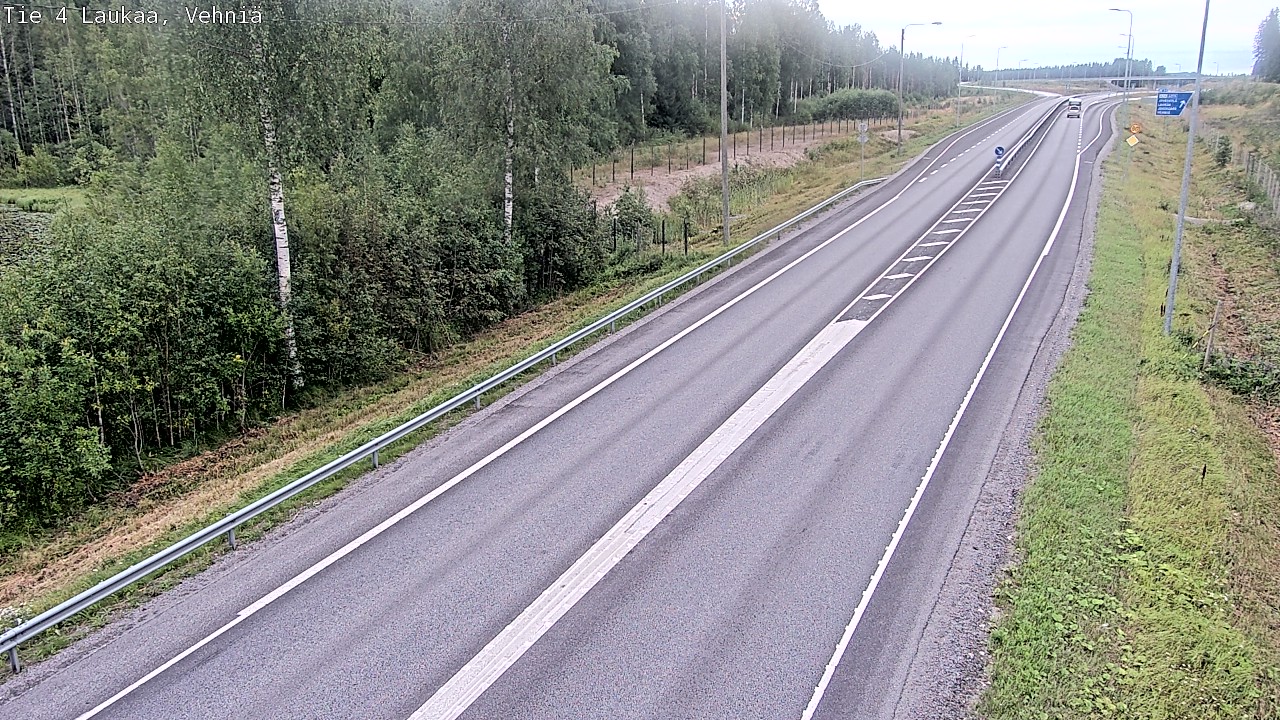 Weather Camera Image Road 4  Laukaa, Vehniä, Laukaa, Keski-Suomi