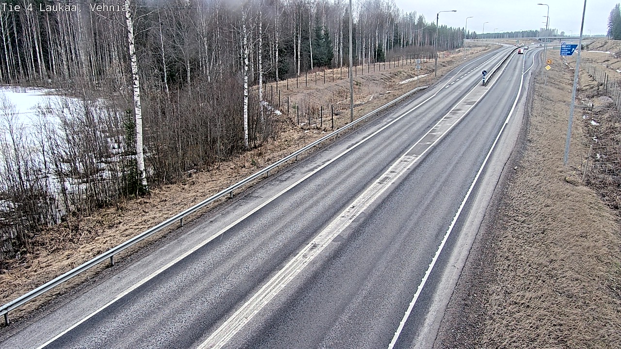 Weather Camera Image Väg 4  Laukaa, Vehniä, Laukaa, Keski-Suomi