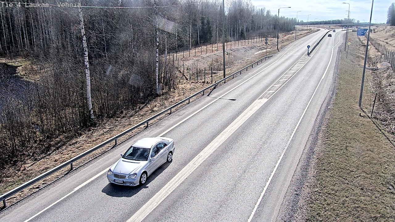 Weather Camera Image Väg 4  Laukaa, Vehniä, Laukaa, Keski-Suomi
