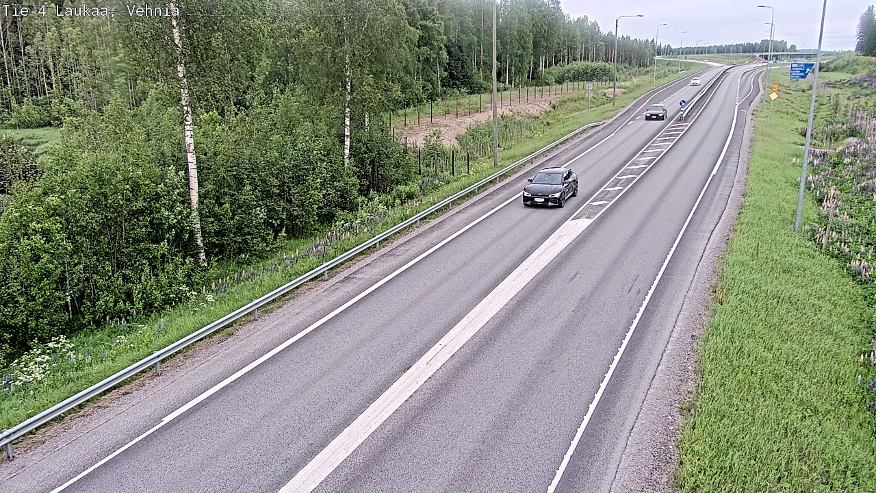Kelikamerat Kuva Tie 4  Laukaa, Vehniä, Laukaa, Keski-Suomi