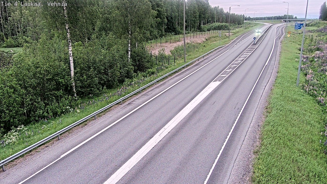 Kelikamerat Kuva Tie 4  Laukaa, Vehniä, Laukaa, Keski-Suomi