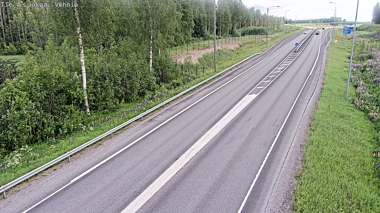 Kelikamerat Kuva Tie 4  Laukaa, Vehniä, Laukaa, Keski-Suomi