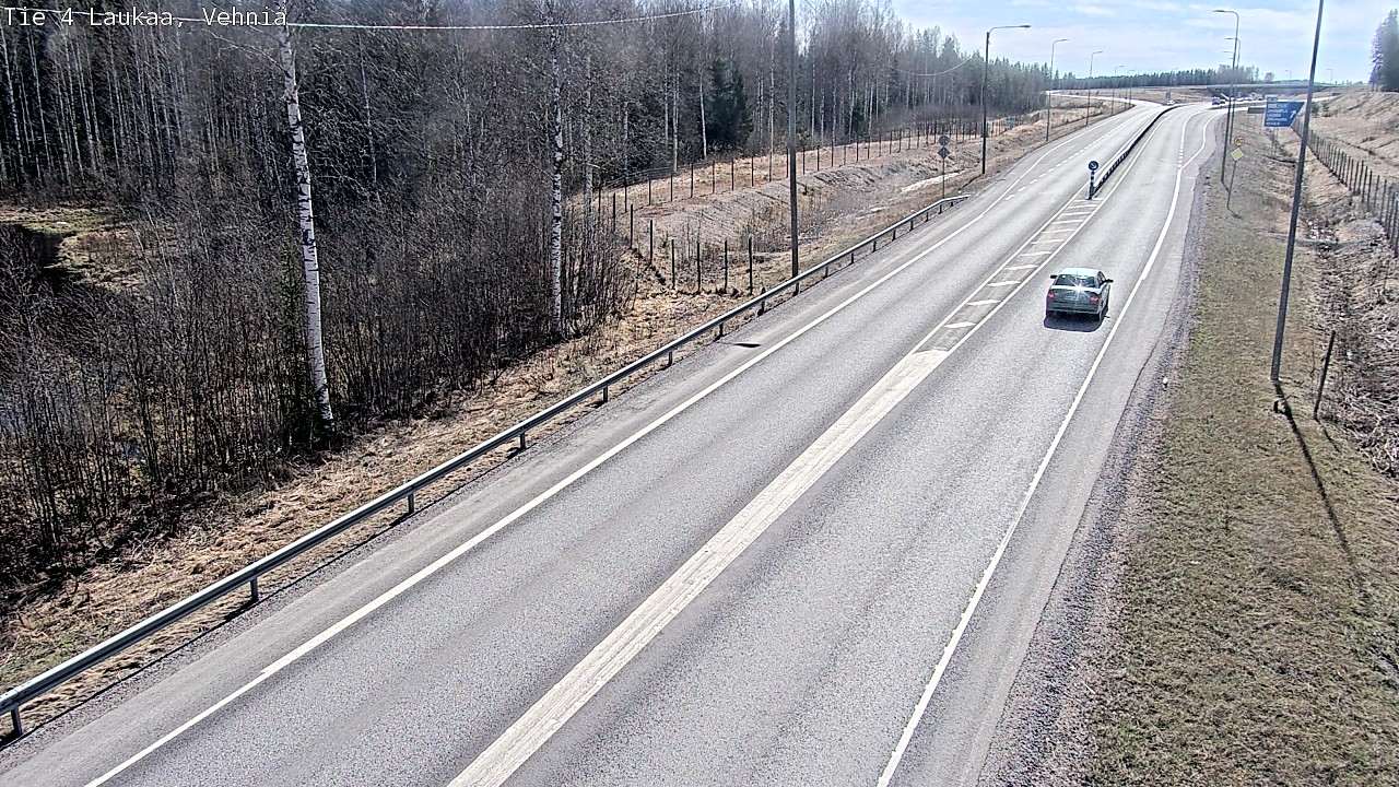 Weather Camera Image Väg 4  Laukaa, Vehniä, Laukaa, Keski-Suomi