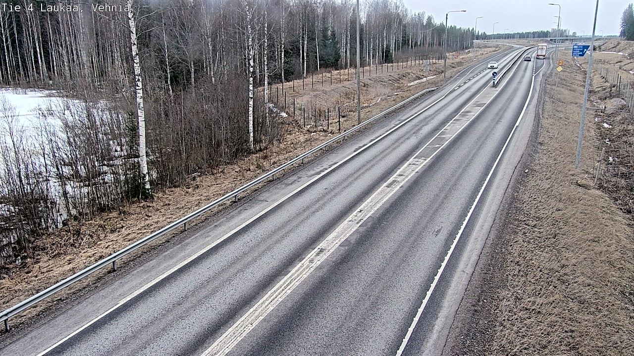 Weather Camera Image Väg 4  Laukaa, Vehniä, Laukaa, Keski-Suomi