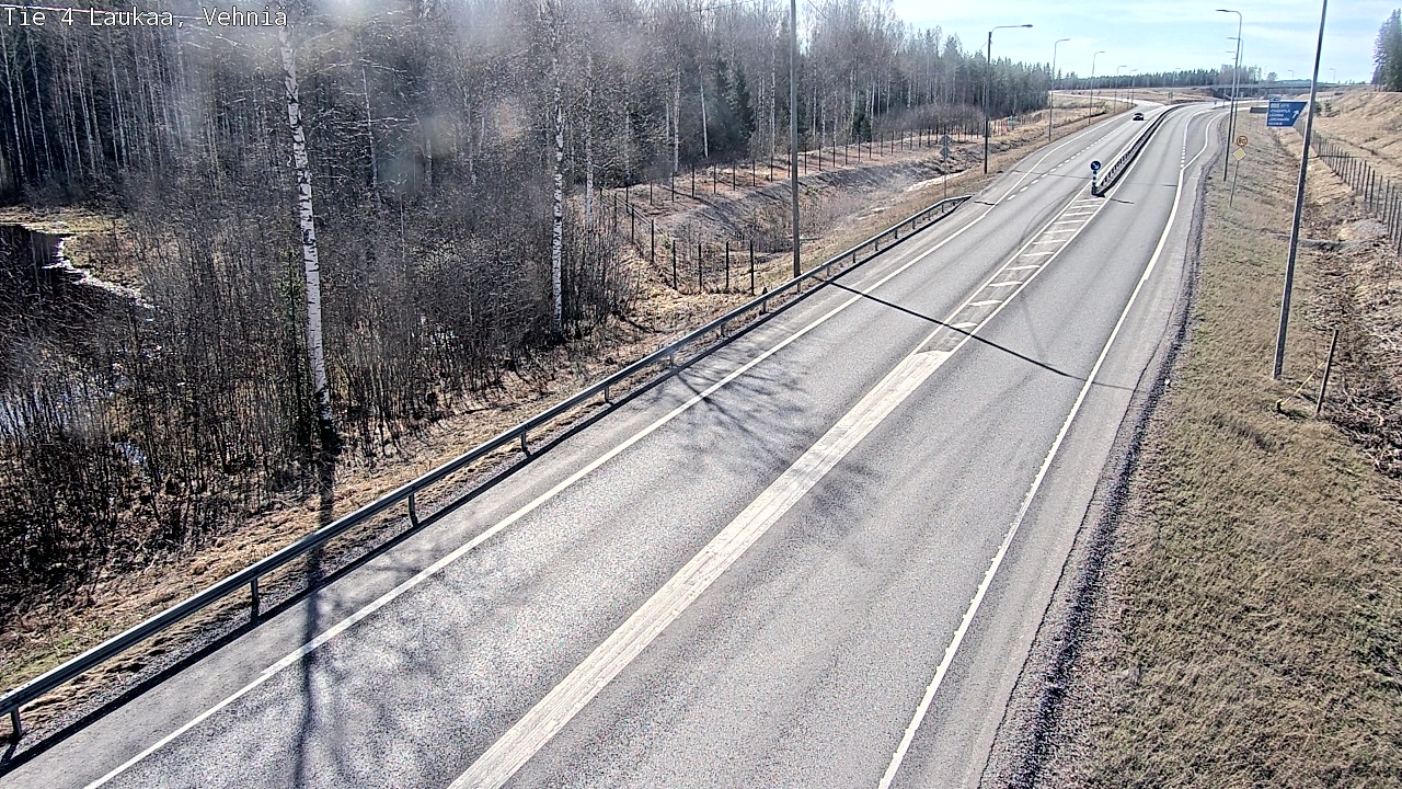Weather Camera Image Väg 4  Laukaa, Vehniä, Laukaa, Keski-Suomi