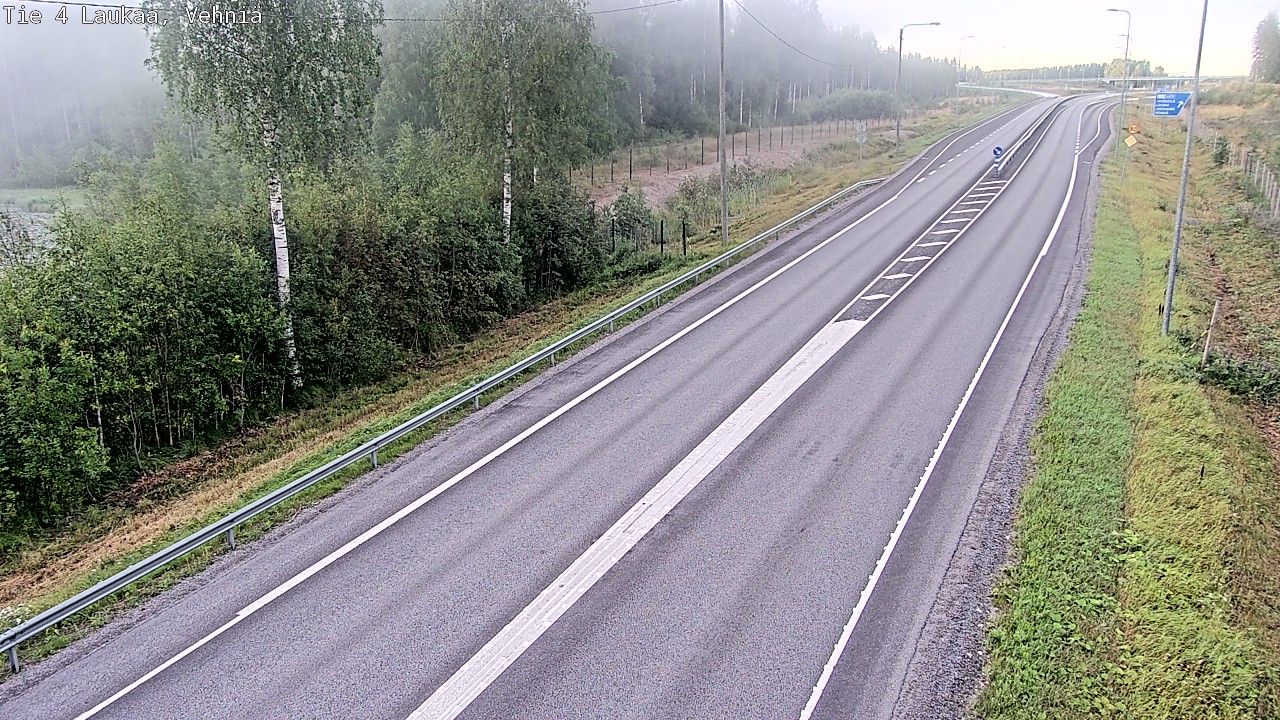 Weather Camera Image Road 4  Laukaa, Vehniä, Laukaa, Keski-Suomi