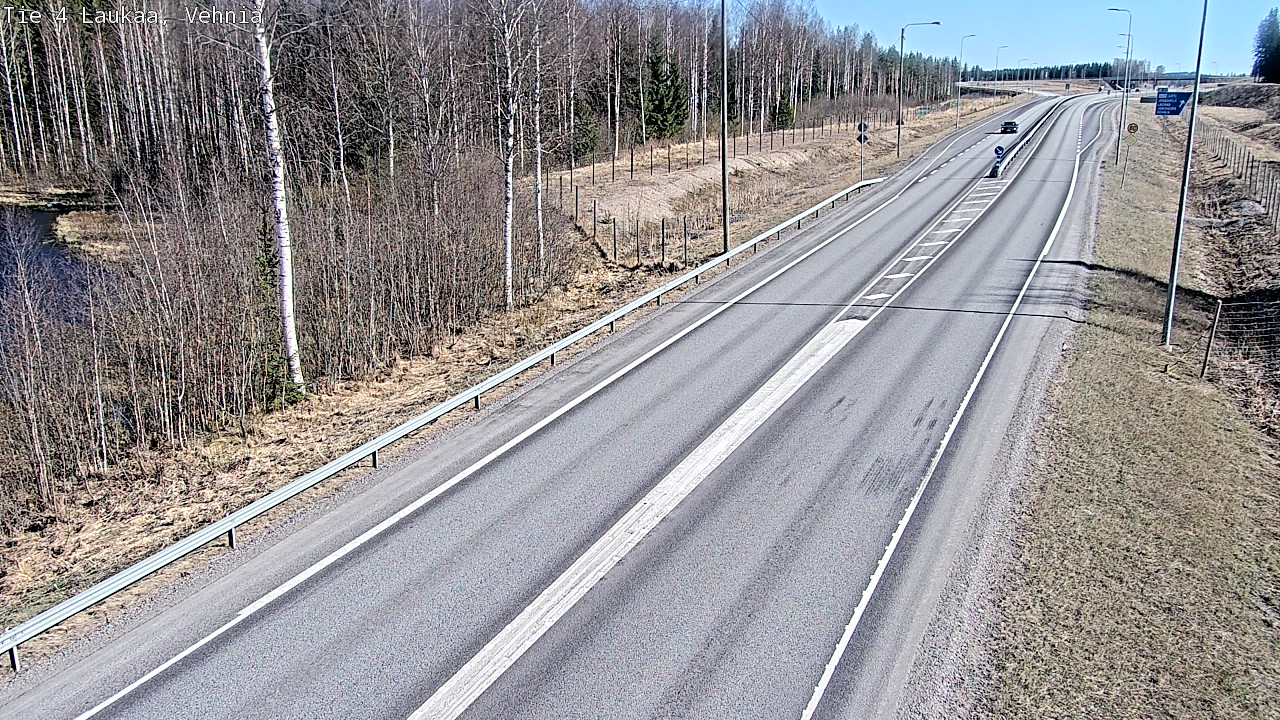 Weather Camera Image Väg 4  Laukaa, Vehniä, Laukaa, Keski-Suomi