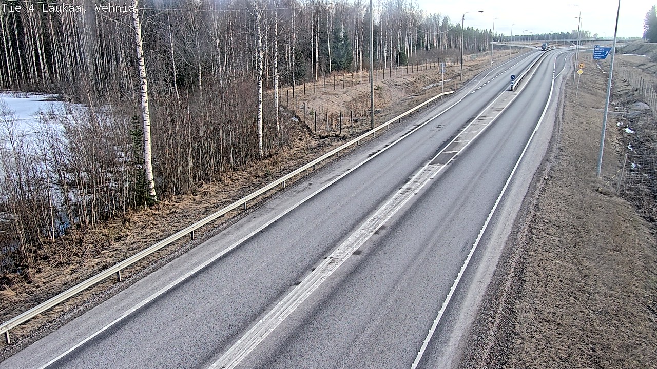 Weather Camera Image Väg 4  Laukaa, Vehniä, Laukaa, Keski-Suomi