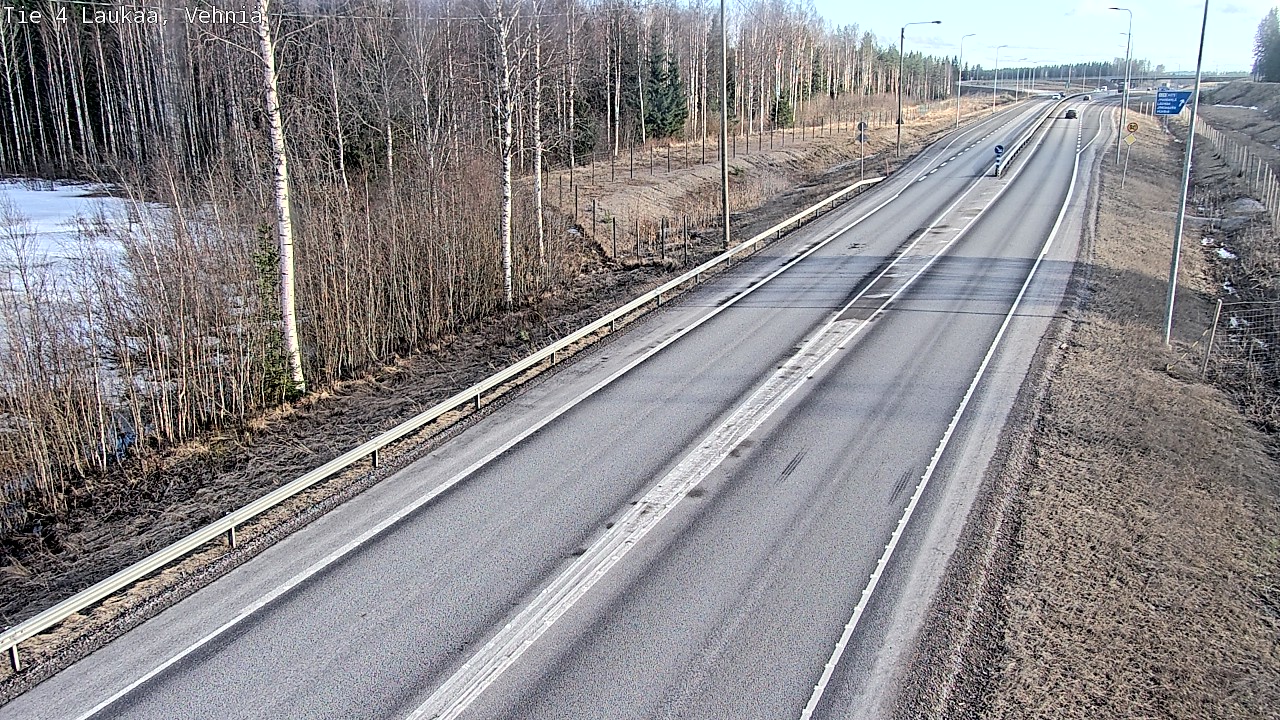 Weather Camera Image Väg 4  Laukaa, Vehniä, Laukaa, Keski-Suomi