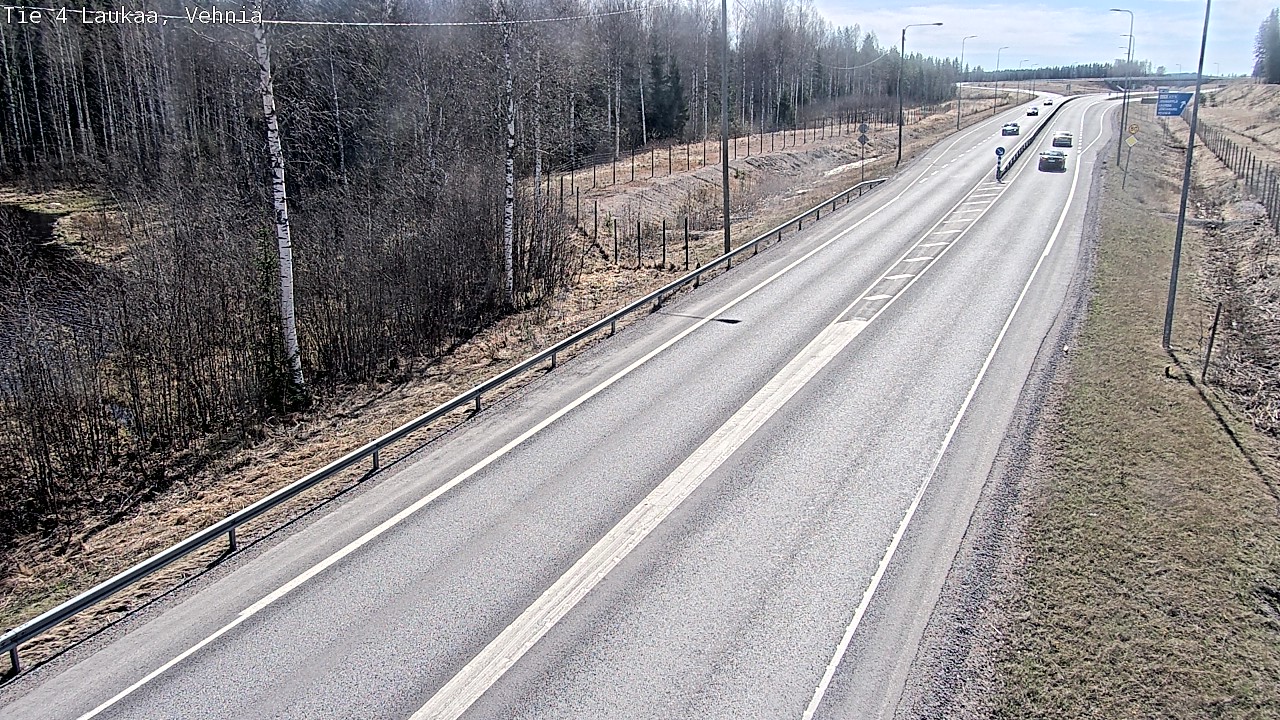 Weather Camera Image Väg 4  Laukaa, Vehniä, Laukaa, Keski-Suomi