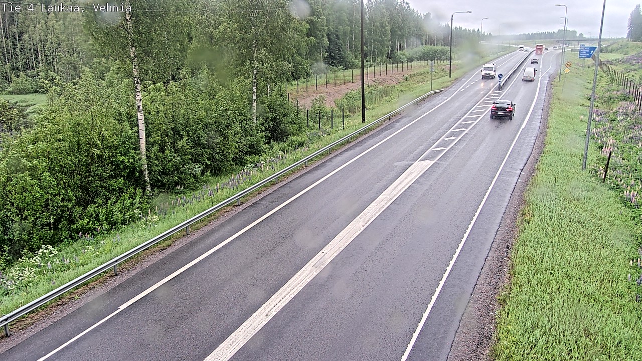 Weather Camera Image Väg 4  Laukaa, Vehniä, Laukaa, Keski-Suomi